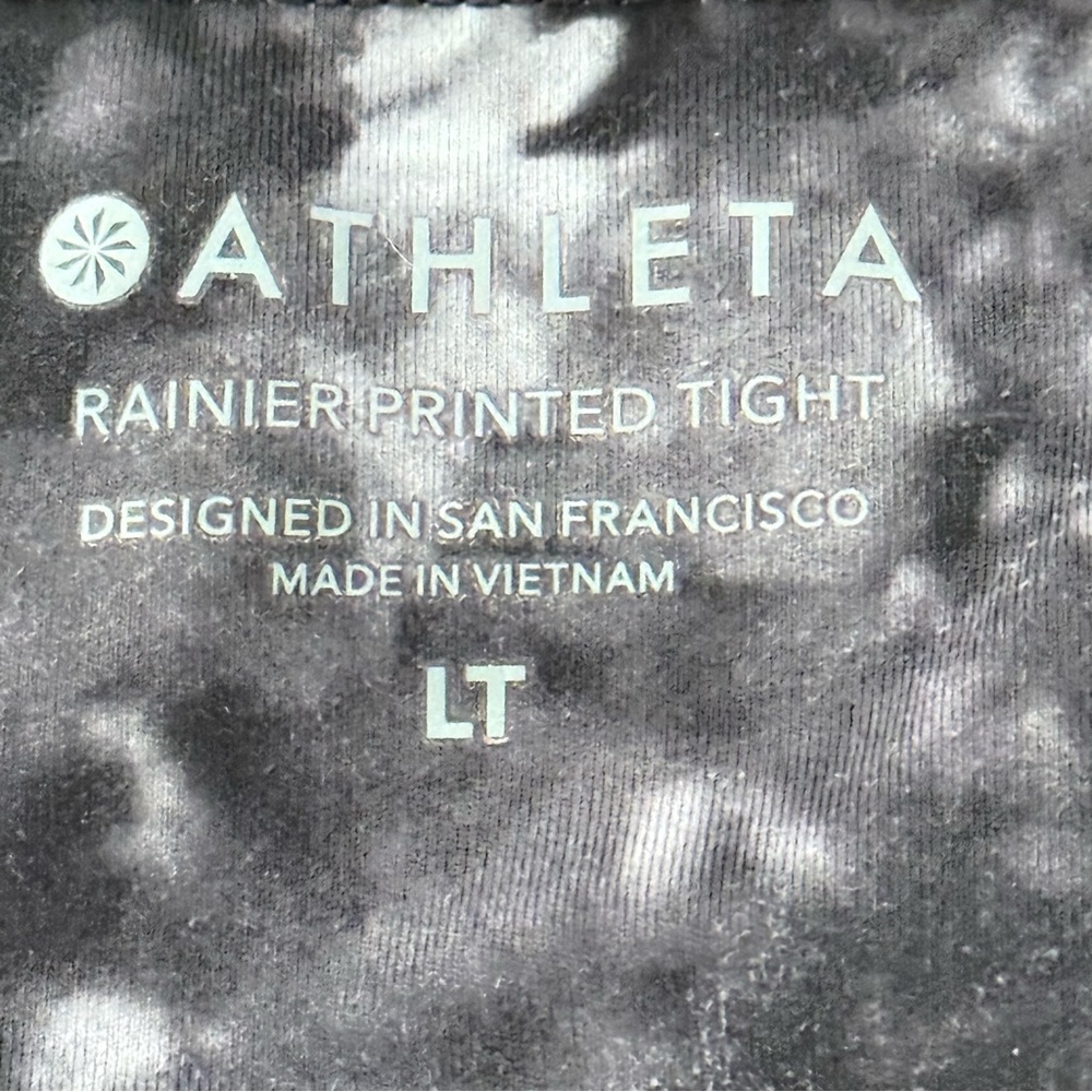 Athleta Black and Gray Patterned Leggings - Picture 6 of 8